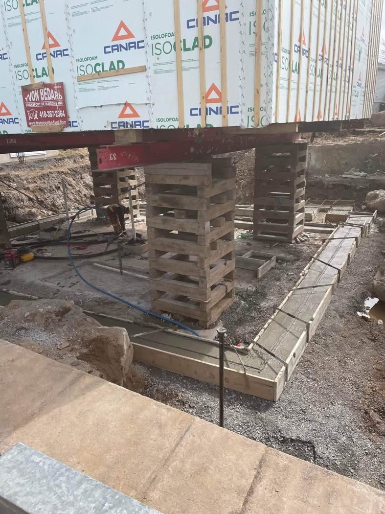 Coffrage & béton - réalisation Excavation Coffrage LB