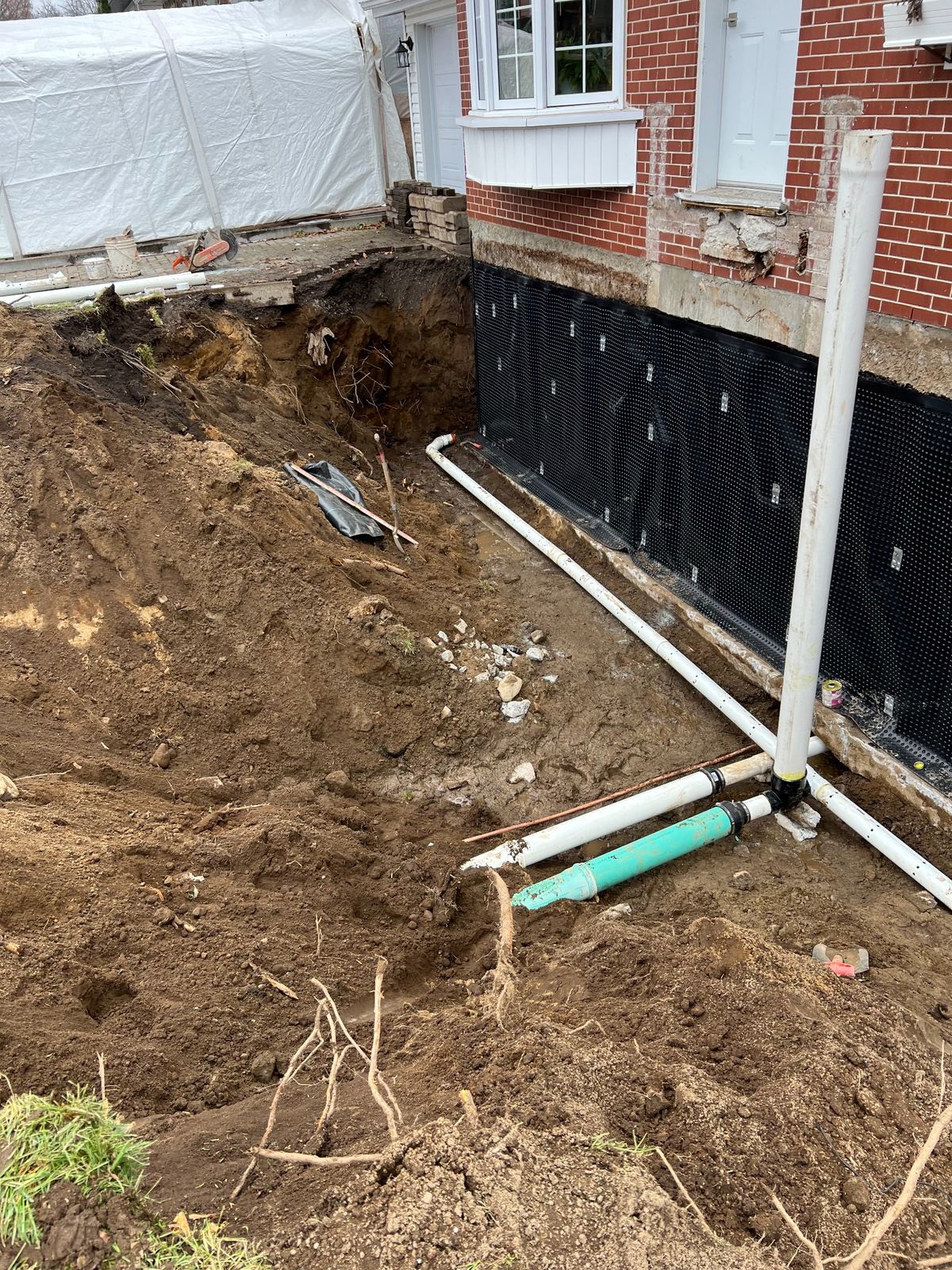 Excavation et drainage