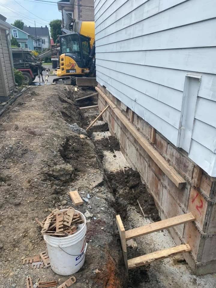 Excavation et drainage - réalisation Excavation Coffrage LB