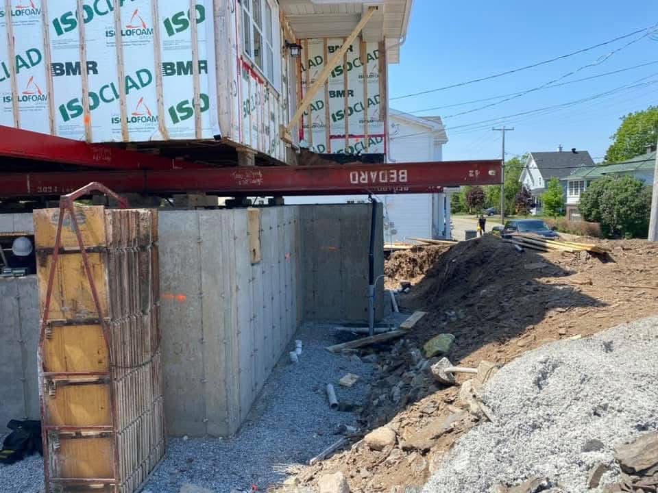 Fondations - réalisation Excavation Coffrage LB